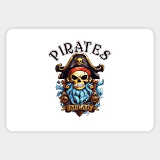 Pirates Ahead Sticker